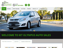 Tablet Screenshot of mtolympusauto.com